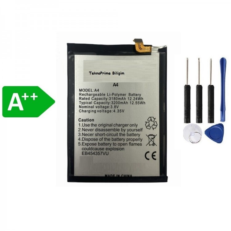 Casper Via A4 ile Uyumlu İthal Pil Batarya