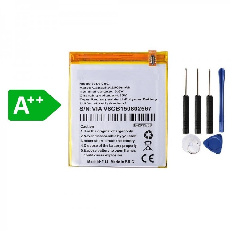 Casper Via 8C ile Uyumlu İthal Pil Batarya