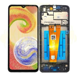 Samsung Galaxy A04 A045F İle Uyumlu Oled Ekran Dokunmatik Çıtalı