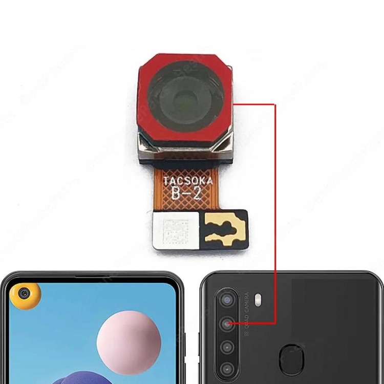 Samsung Galaxy A21S A217F İle Uyumlu Arka Kamera Tekli Samsung Galaxy A21S A217F İle Uyumlu Arka Kamera Tekli