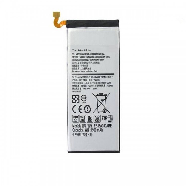 Samsung Galaxy A3 2015 A300F ile Uyumlu İthal Pil Batarya