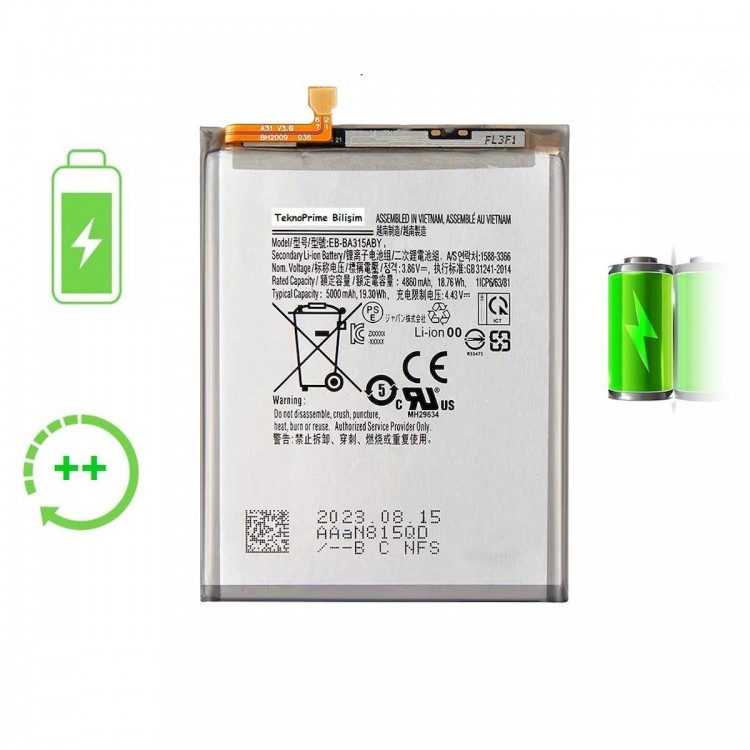 Samsung Galaxy A31 A315F ile Uyumlu Güclendirilmis İthal Pil Batarya Samsung Galaxy A31 A315F ile Uyumlu Güclendirilmis İthal Pil Batarya