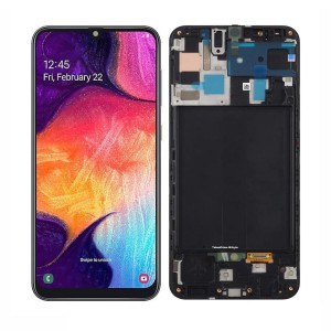 Samsung Galaxy A50 A505F ile Uyumlu TFT Ekran Dokunmatik Çıtalı