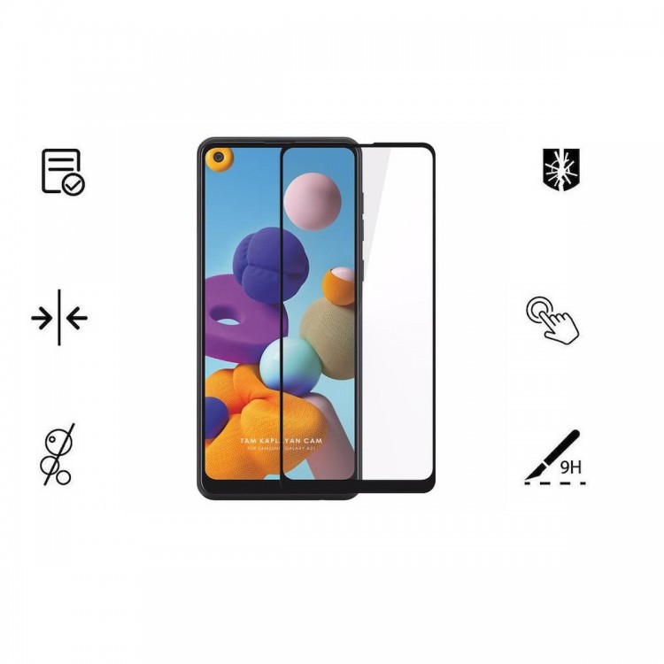 Samsung Galaxy A72 İle Uyumlu Kırılmaz Cam 9D Tam Kapatan Süper Glass Samsung Galaxy A72 İle Uyumlu Kırılmaz Cam 9D Tam Kapatan Süper Glass
