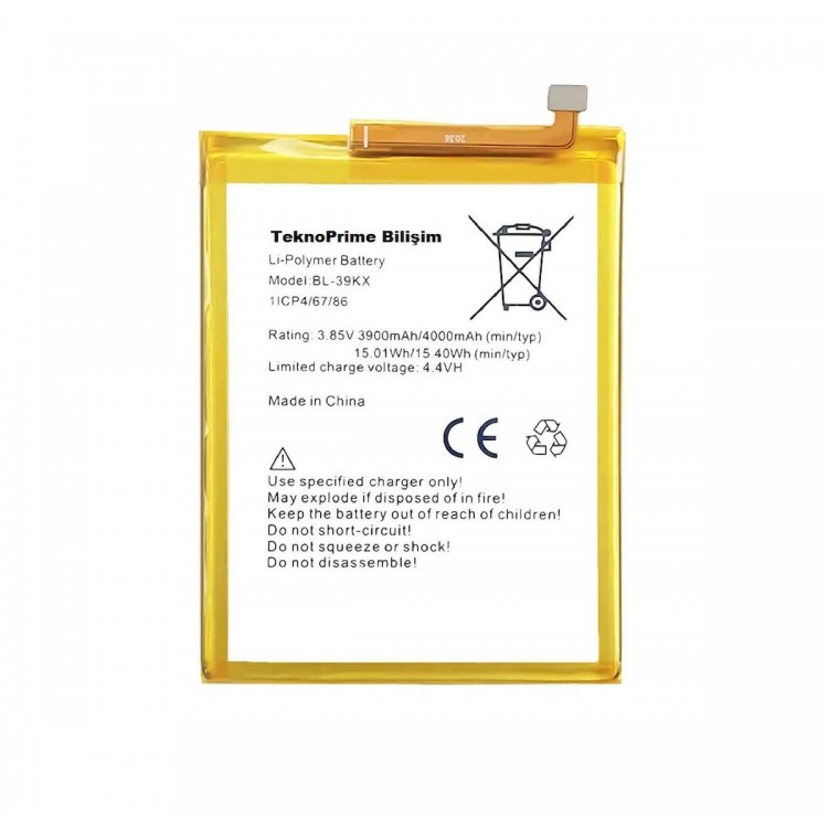 infinix Hot 7 ile Uyumlu İthal Pil Batarya BL-39KX