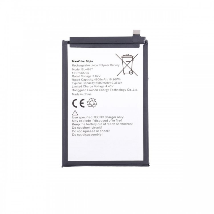 Tecno Camon 18P İle Uyumlu İthal Pil Batarya  CH7n BL-49JT