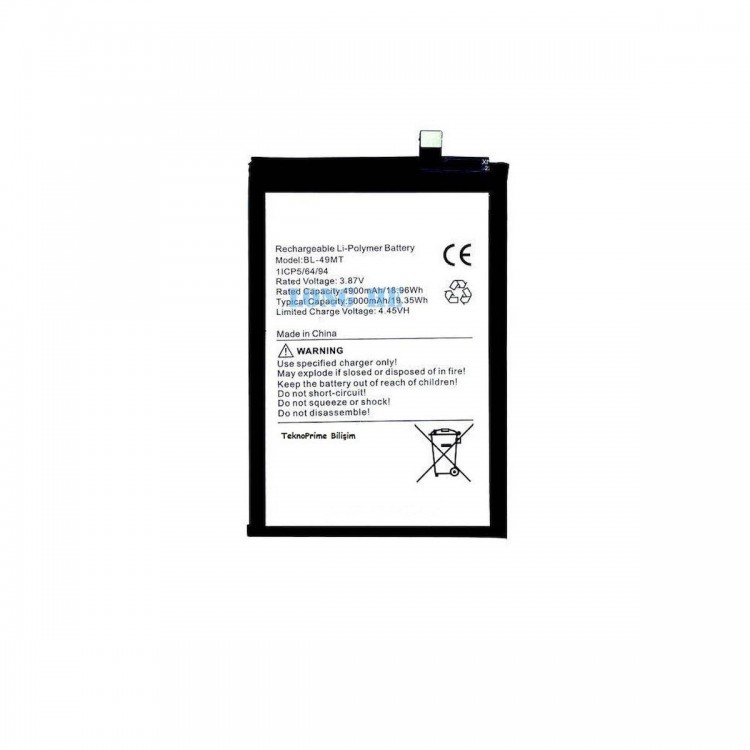 Tecno Spark 20C İle Uyumlu İthal Pil Batarya  BG7 BL-49ST