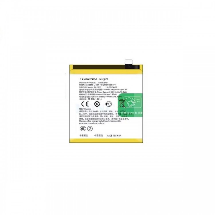 Oppo Reno 2Z ile Uyumlu İthal Pil Batarya Blp737