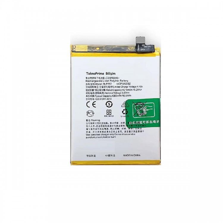 Realme 6 ile Uyumlu İthal Pil Batarya Blp757