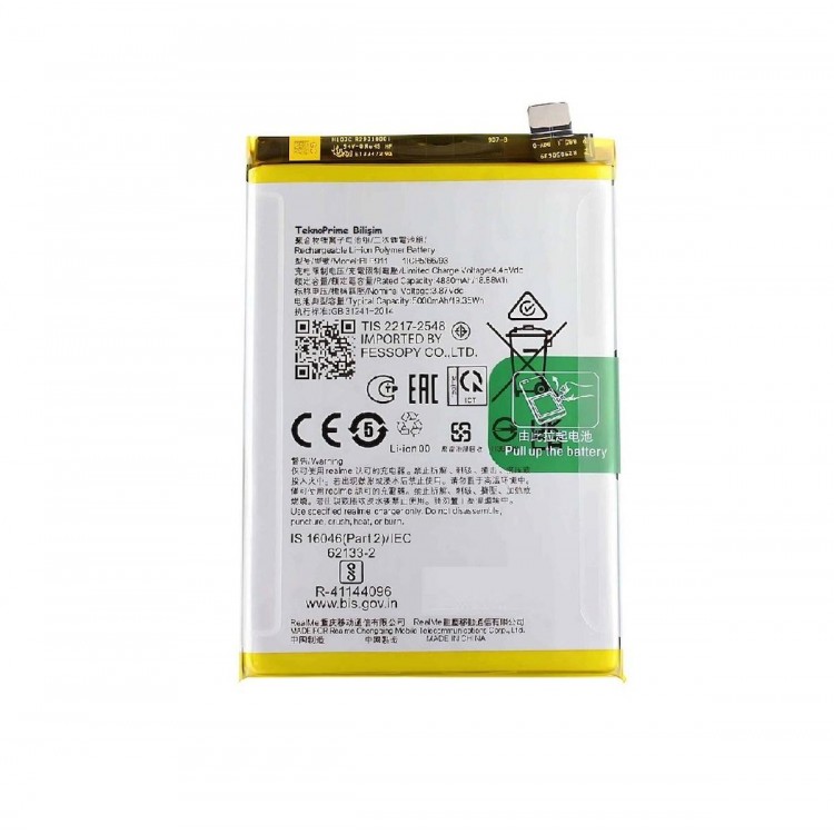 Realme 9 Pro 5G İle Uyumlu İthal Pil Batarya BLP911
