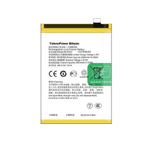 Realme C51 İle Uyumlu İthal Pil Batarya Blp923