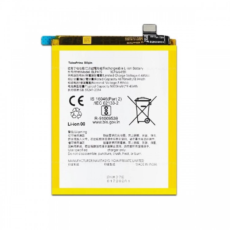 Realme 11 Pro 5G İle Uyumlu İthal Pil Batarya BLPA15