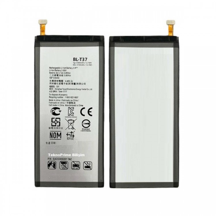 LG Q Staylus Plus ile Uyumlu İthal Pil Batarya BL-T37