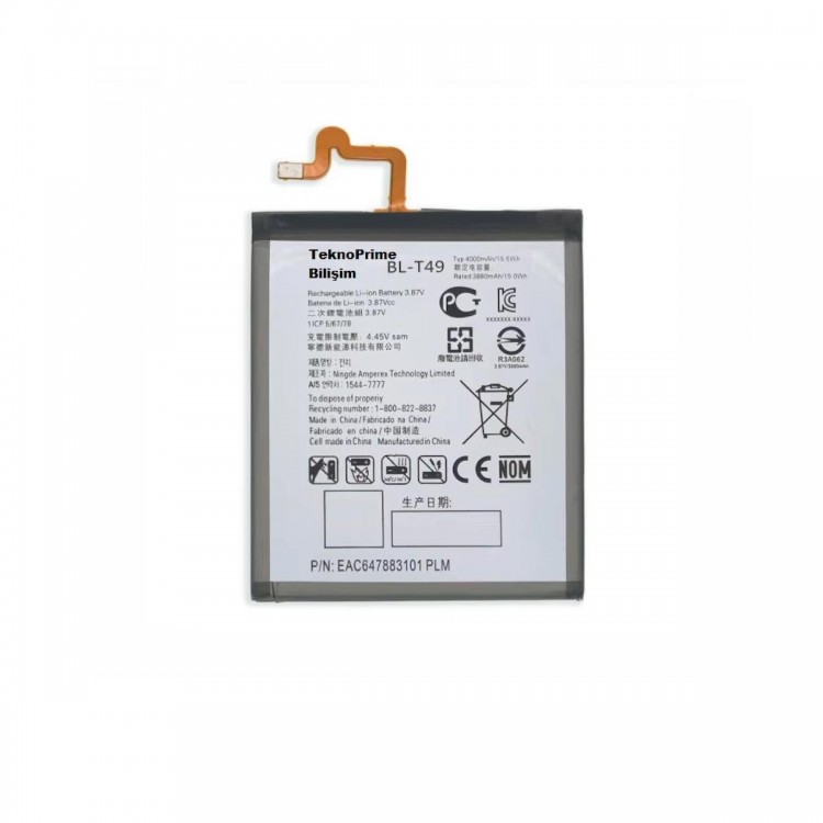 LG K61 ile Uyumlu İthal Pil Batarya BL-T49