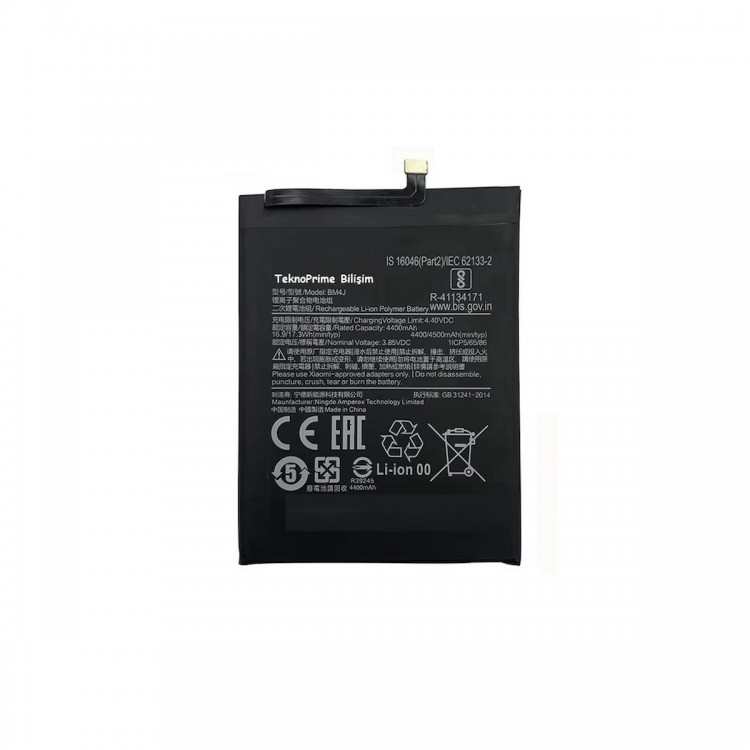 Xiaomi Redmi Note 8 Pro BM4J ile Uyumlu İthal Pil Batarya M1906G7l