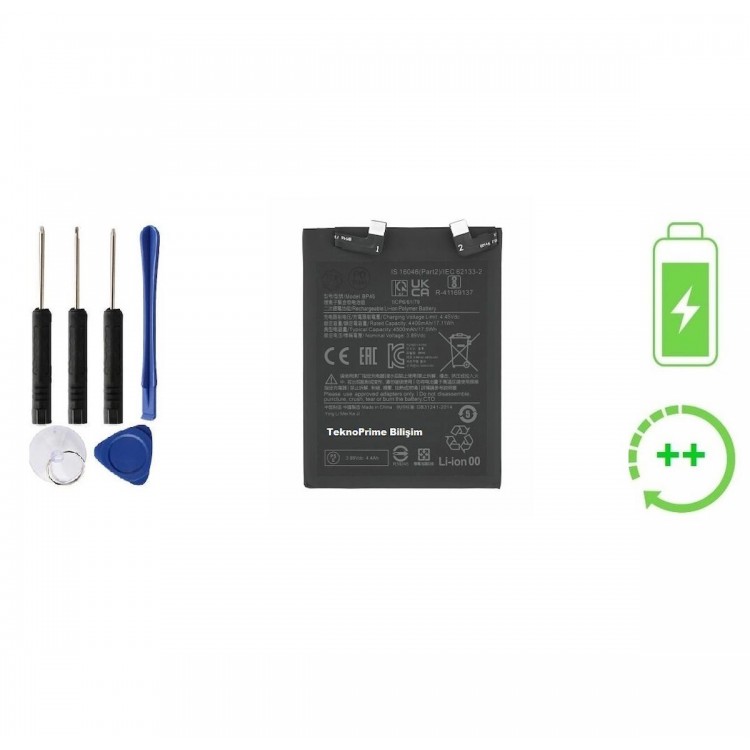 Xiaomi Mi 12 İle Uyumlu Güçlendirilmiş İthal Pil Batarya BP46