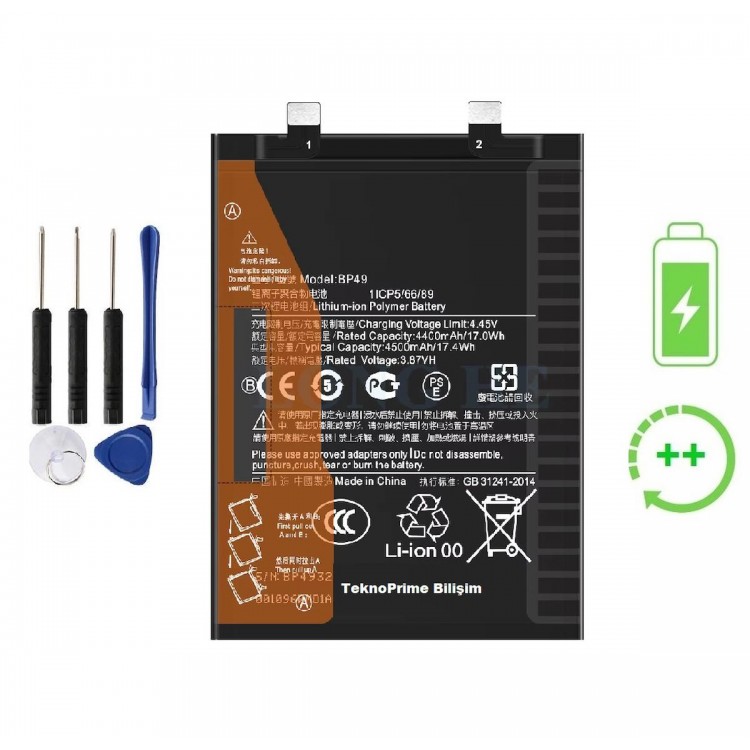 Poco F4 5G İle Uyumlu Güçlendirilmiş İthal Pil Batarya BP49