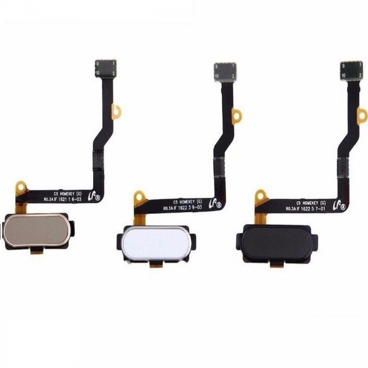 Samsung Galaxy C7 Pro C7010 İle Uyumlu Orta Tuş Home Flex