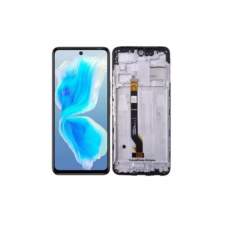 Tecno Camon 18 ile Uyumlu Lcd Ekran Dokunmatik Çıtalı CH6N