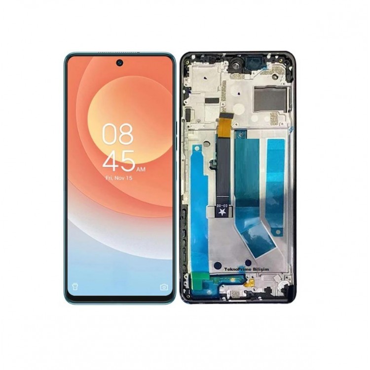 Tecno Camon 19 Pro İle Uyumlu Lcd Ekran Dokunmatik Çıtalı Cl7n Cl8 Cl8n