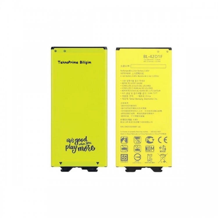 LG G5 ile Uyumlu İthal Pil Batarya BL42D1F