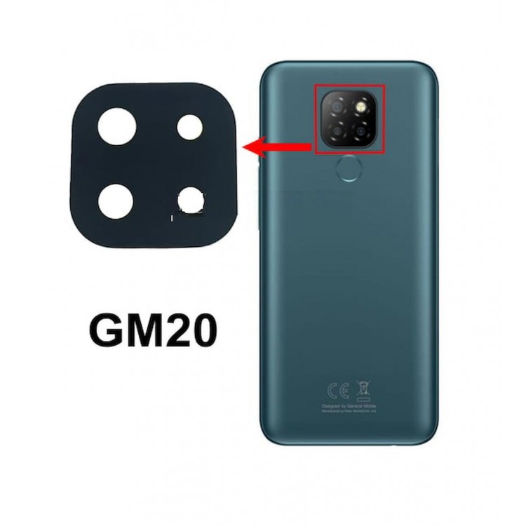 General Mobile GM20 İle Uyumlu Kamera Camı General Mobile GM20 İle Uyumlu Kamera Camı