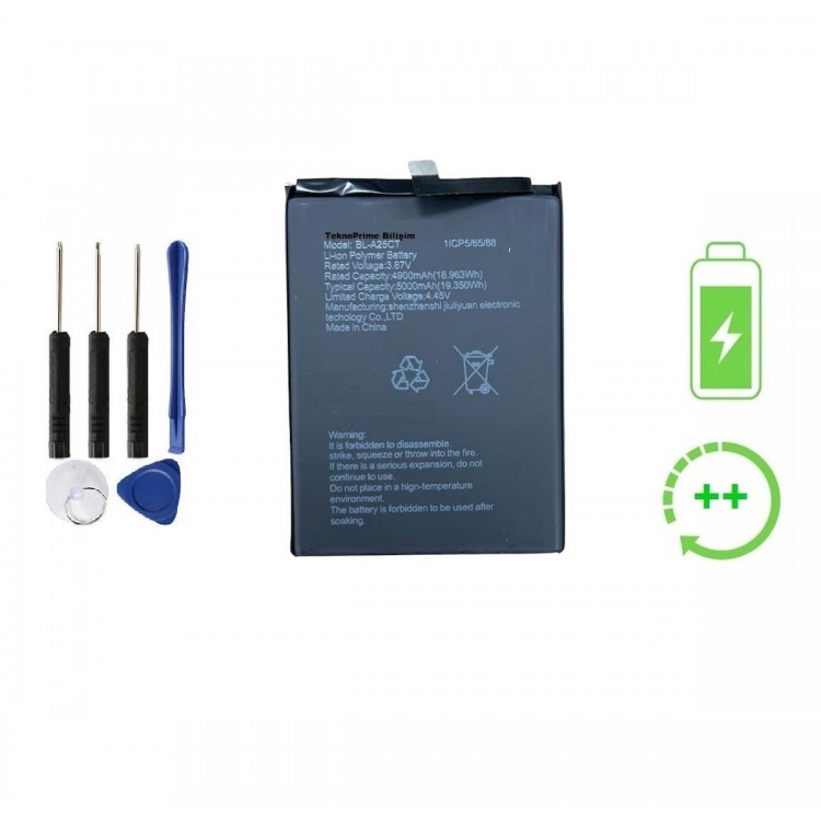 General Mobile Gm 21 İle Uyumlu Güçlendirilmiş İthal Pil Batarya Bl-a25ct