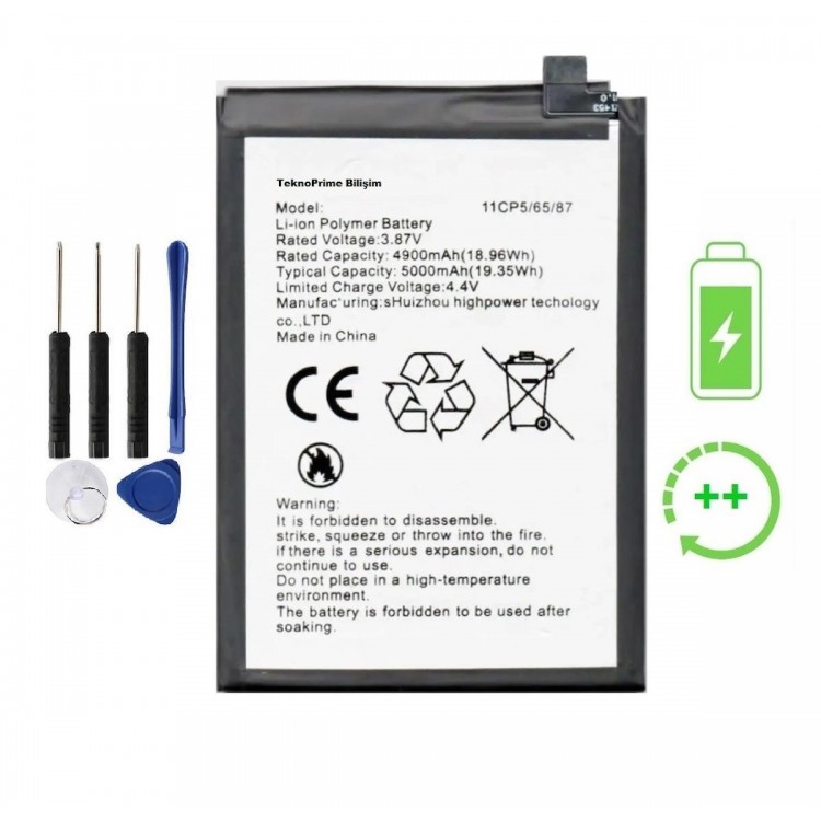 General Mobile Gm 24 Pro İle Uyumlu Güçlendirilmiş İthal Pil Batarya Bl-a54ct