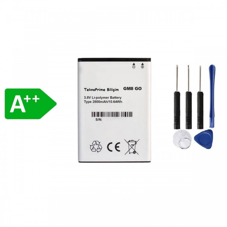 General Mobile GM8 Go ile Uyumlu İthal Pil Batarya General Mobile GM8 Go ile Uyumlu İthal Pil Batarya