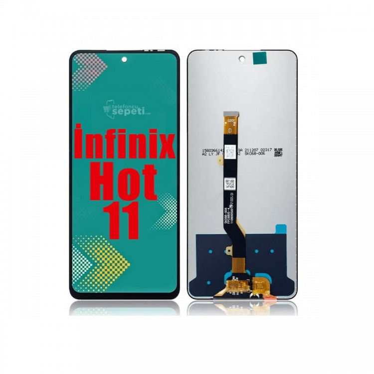 İnfinix Hot 11 İle Uyumlu Lcd Ekran Dokunmatik X662