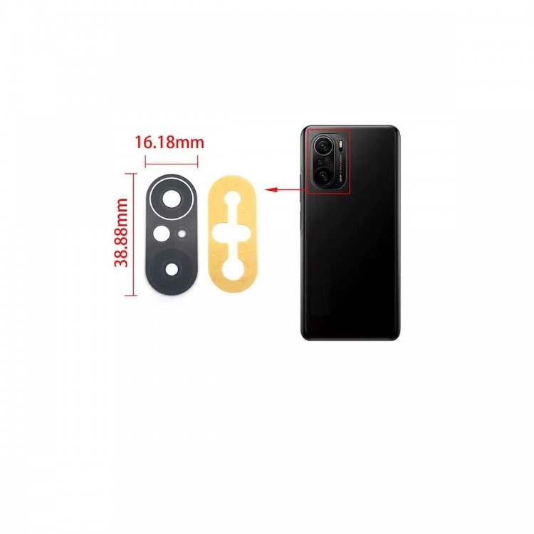 Redmi K40 İle Uyumlu Kamera Camı İthal Set