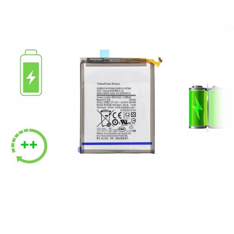 Samsung Galaxy M10S M107F ile Uyumlu Güclendirilmis İthal Pil Batarya