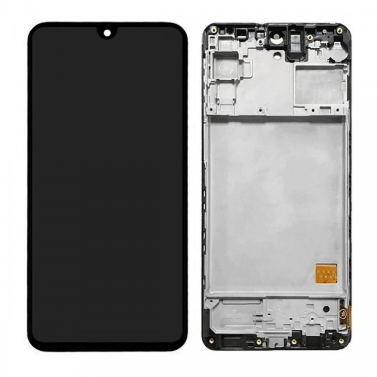 Samsung Galaxy M31S M317F İle Uyumlu Çıtalı Oled Ekran Dokunmatik Tam Ekran