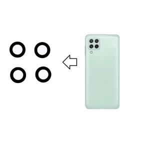 Samsung Galaxy M33 5G M336b İle Uyumlu Kamera Camı İthal Set