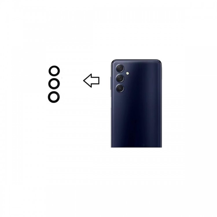 Samsung Galaxy M54 5G M546b İle Uyumlu Kamera Camı İthal Set