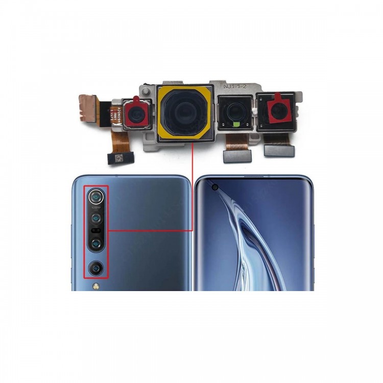 Xiaomi Mi 10 Pro İle Uyumlu Arka Kamera Full Set Xiaomi Mi 10 Pro İle Uyumlu Arka Kamera Full Set