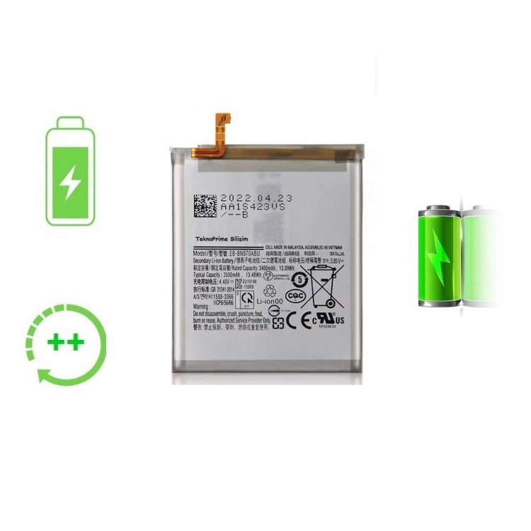 Samsung Galaxy Note 10 N970F ile Uyumlu Güclendirilmis İthal Pil Batarya