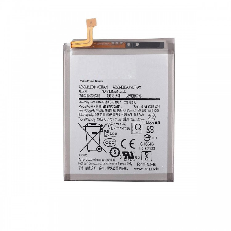 Samsung Galaxy Note 10 Lite N770F ile Uyumlu İthal Pil Batarya Samsung Galaxy Note 10 Lite N770F ile Uyumlu İthal Pil Batarya