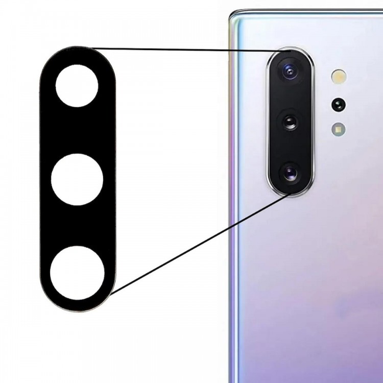 Samsung Galaxy Note 10 Plus N975F İle Uyumlu Kamera Camı Samsung Galaxy Note 10 Plus N975F İle Uyumlu Kamera Camı