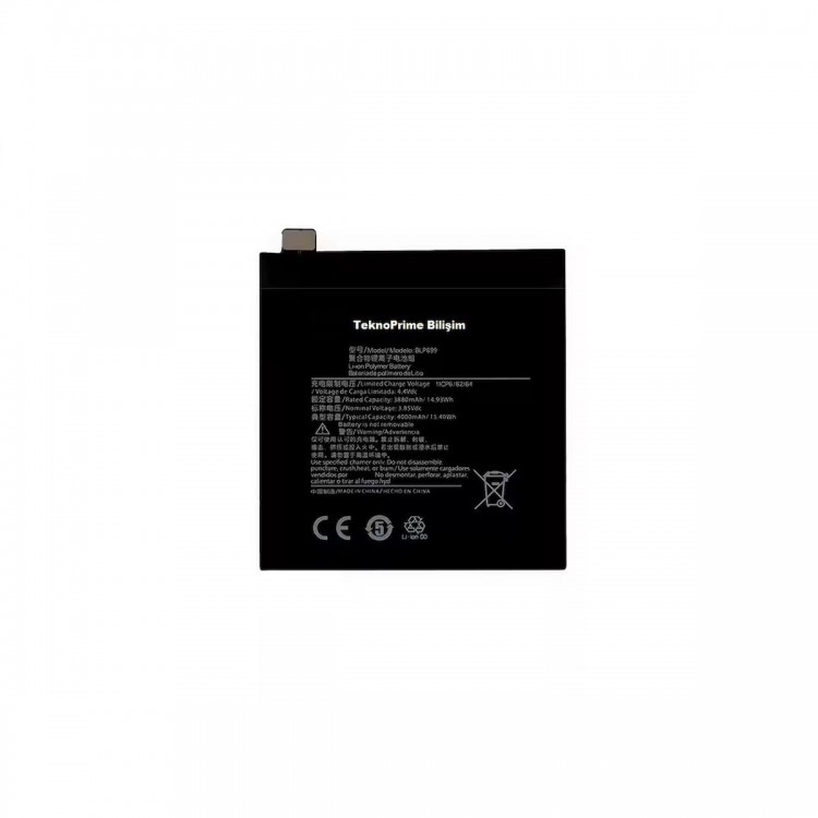 One Plus 7 Pro ile Uyumlu İthal Pil Batarya BLP699