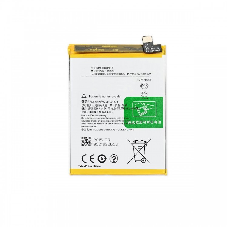 One Plus Nord 10 5G İle Uyumlu İthal Pil Batarya BLP815