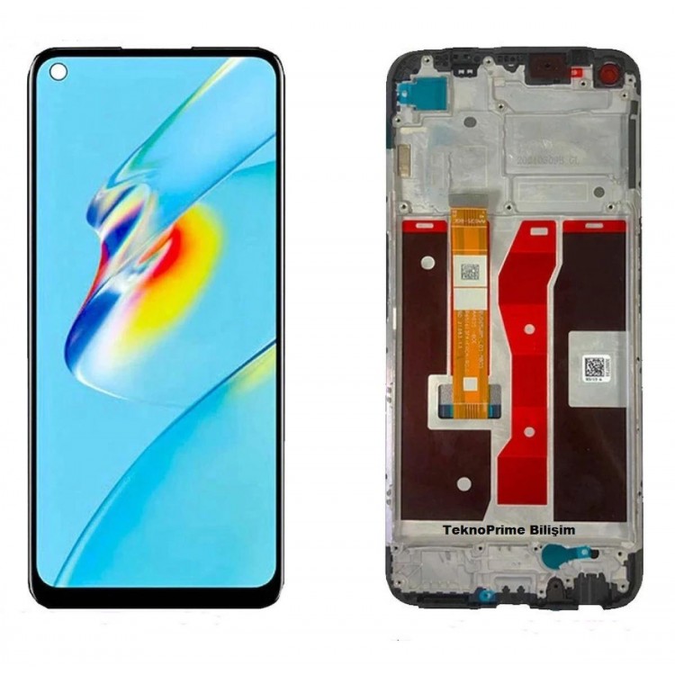 Oppo A54 4G ile Uyumlu Lcd Ekran Dokunmatik Çıtalı Cph2239