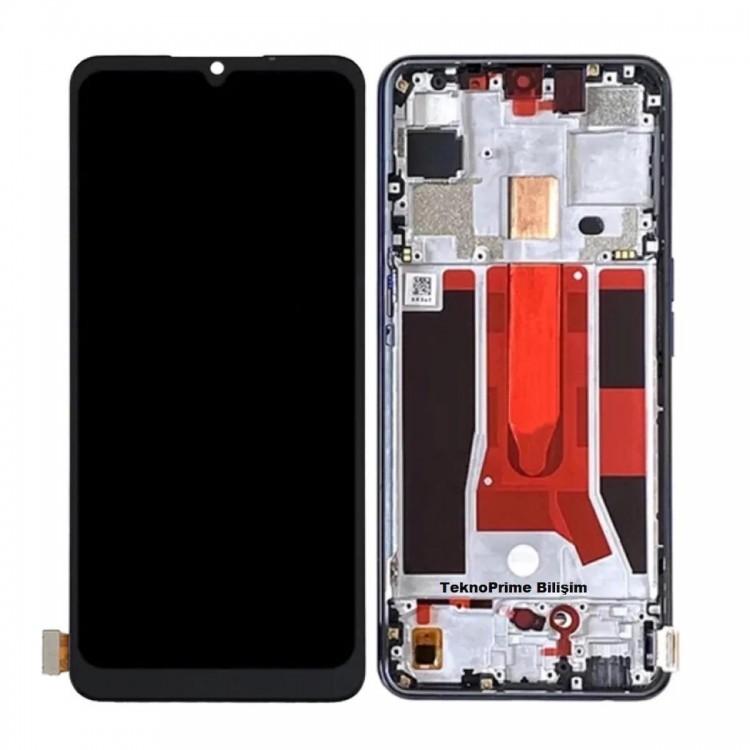 Oppo A73 4G ile Uyumlu TFT Ekran Dokunmatik Çıtalı Cph2099 (Parmak İzi Okumaz )