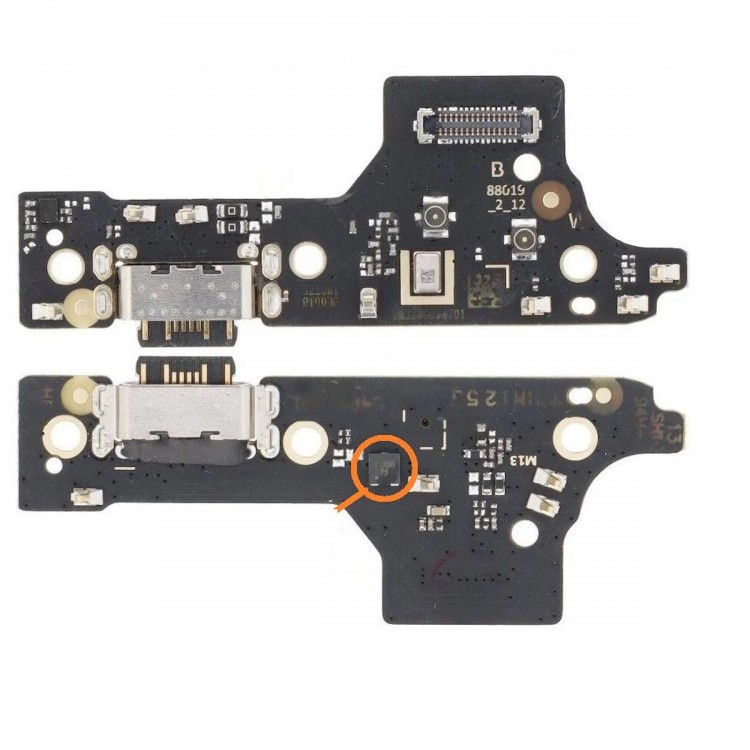 Poco M6 Pro 5G İle Uyumlu Şarj Bordu Soketi İthal 23076PC4BI
