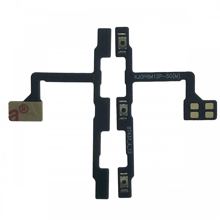 Realme 12 Pro İle Uyumlu Güc Düğmesi Ses Açma Kısma Flex İthal Rmx3842
