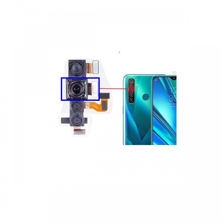 Realme 5 Pro İle Uyumlu Arka Kamera Full Set Realme 5 Pro İle Uyumlu Arka Kamera Full Set