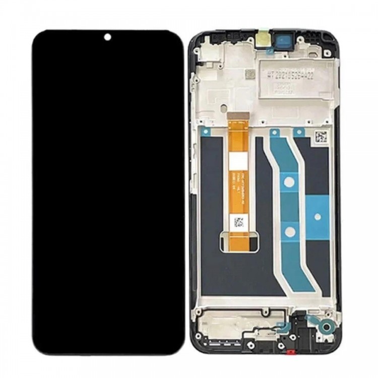 Oppo Realme C25Y ile Uyumlu Lcd Ekran Dokunmatik Çıtalı Rmx3265