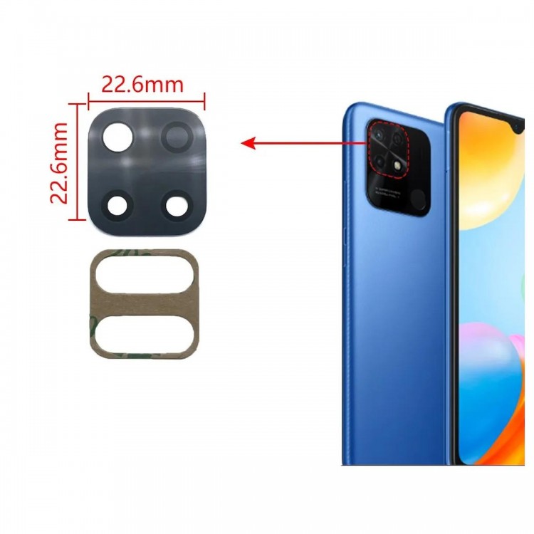 Xiaomi Redmi 10C İle Uyumlu Kamera Camı Xiaomi Redmi 10C İle Uyumlu Kamera Camı