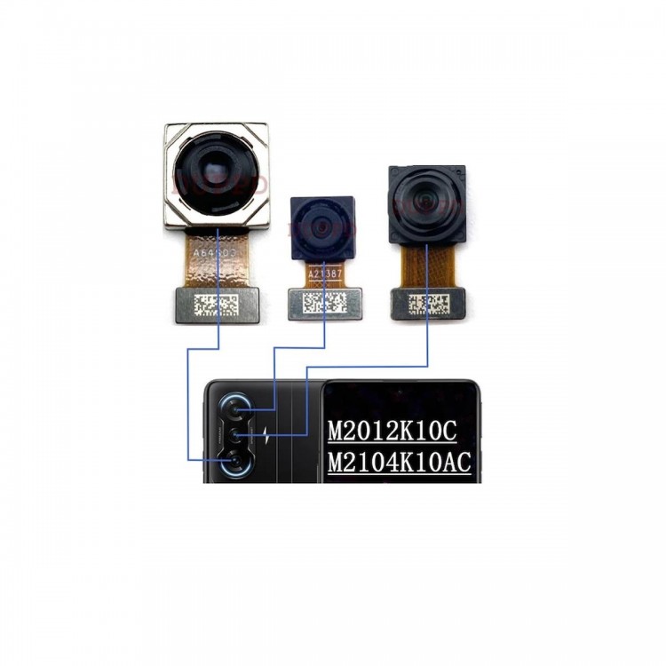 Xiaomi Redmi K40 Gaming İle Uyumlu Arka Kamera Full Set Xiaomi Redmi K40 Gaming İle Uyumlu Arka Kamera Full Set