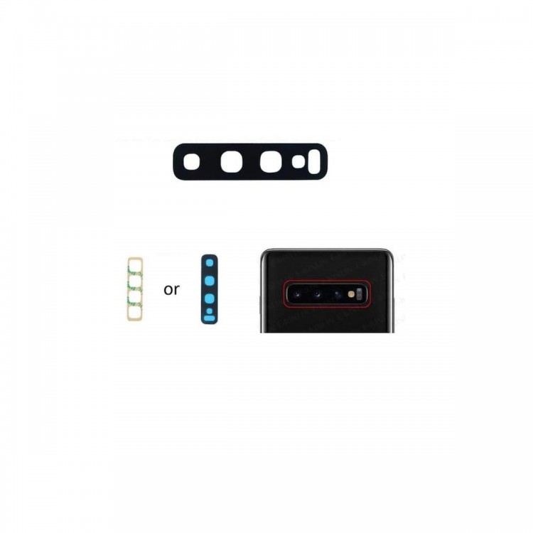 Samsung Galaxy S10 Plus G975F İle Uyumlu Kamera Camı Full Samsung Galaxy S10 Plus G975F İle Uyumlu Kamera Camı Full